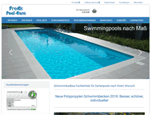 Tablet Screenshot of fredls-pooloase.de